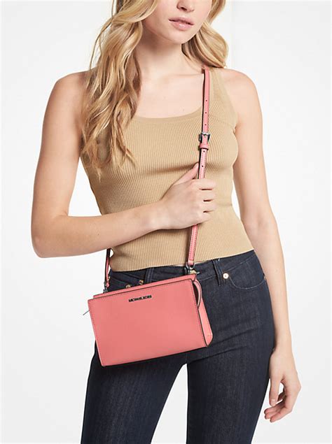 vegan faux leather michael kors|Sheila Small Crossbody Bag .